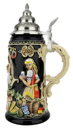 213th Anniversary Oktoberfest Beer Keg Stein | King Werk 2023 Oktoberfest Beer Stein -German Wine Glass Shop 213th Anniversary Oktoberfest Beer Keg Stein King Werk 2023 Oktoberfest Beer Stein K202 15BL RS SM 97343.1695060838