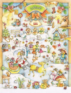 Advent Candle Wheel Extra Large German Advent Calendar