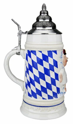 Aloisius The Bavarian Angel German Beer Stein -German Wine Glass Shop Aloisius the Bavarian Angel Beer Stein K006 LS SM 56883.1516816658