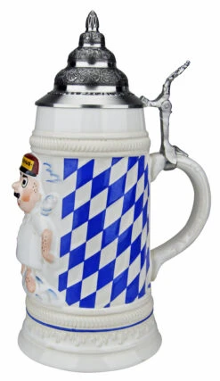 Aloisius The Bavarian Angel German Beer Stein -German Wine Glass Shop Aloisius the Bavarian Angel Beer Stein K006 RS SM 64180.1516816659