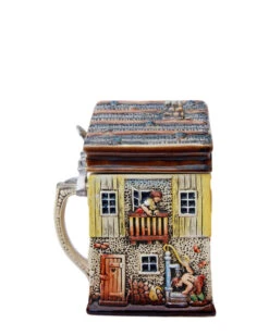 Alpine House 3D Beer Stein | 1 Liter -German Wine Glass Shop Alpine House 3D Beer Stein K152 LS SM 95736.1490221324