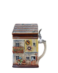Alpine House 3D Beer Stein | 1 Liter -German Wine Glass Shop Alpine House 3D Beer Stein K152 RS SM 39273.1490221324