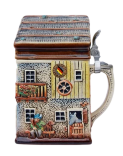 Alpine House 3D Beer Stein | 2 Liter -German Wine Glass Shop Alpine House 3D Beer Stein K152 RS SM 78450.1490222128