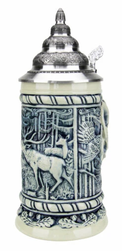 Alpine Wildlife Antique Style Beer Stein 4 Alpine Wildlife Antique Style Beer Stein -German Wine Glass Shop Alpine Wildlife Antique Style Beer Stein K320 2SG RA SM 54532.1548786530