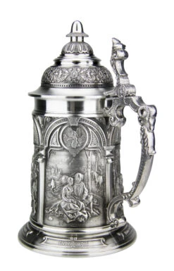 Artist Albrecht Duerer Pewter Beer Stein -German Wine Glass Shop Artist Albrecht Duerer Pewter Beer Stein AS60105 Back SM 79636.1510302504