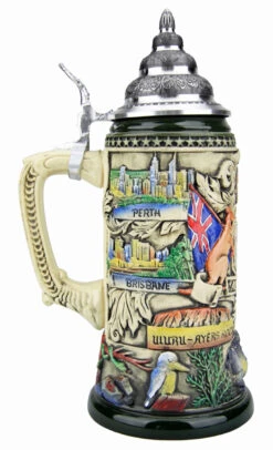 Australia Beer Stein Rustic -German Wine Glass Shop Australia Beer Stein Rustic K313ARU LS SM 78908.1555527524