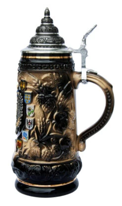 Austria Coat Of Arms Beer Stein -German Wine Glass Shop Austria Coat of Arms Beer Stein K456SZA RS SM 71828.1401226052