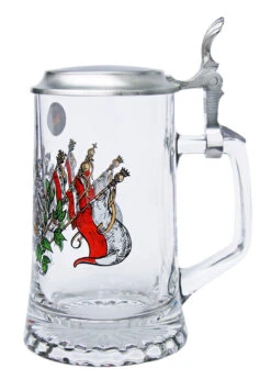 Austria Crest Glass Beer Stein -German Wine Glass Shop Austria Coat of Arms Glass Beer Stein STA1 RS SM 85107.1510241066