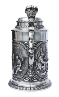 Austria Pewter Beer Stein 2 Austria Pewter Beer Stein -German Wine Glass Shop Austria Pewter Beer Stein AS10944 Back SM 17787.1398608743