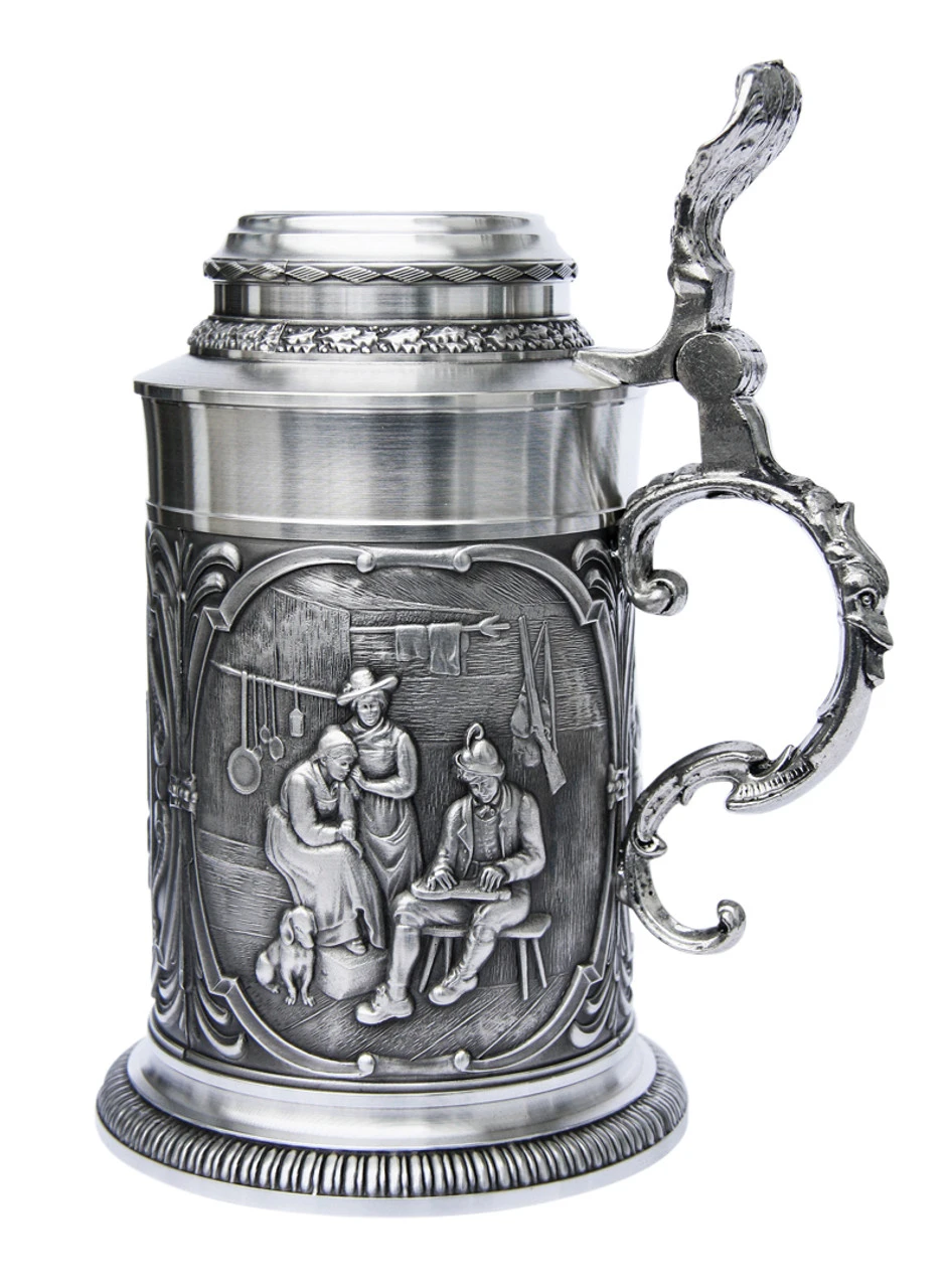 Austria Pewter Beer Stein Austria Pewter Beer Stein -German Wine Glass Shop Austria Pewter Beer Stein AS10944 RS SM 29971.1398608743