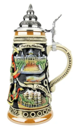 Barcelona Spain Beer Stein -German Wine Glass Shop Barcelona Spain Beer Stein K307BA RS SM 26834.1574957518