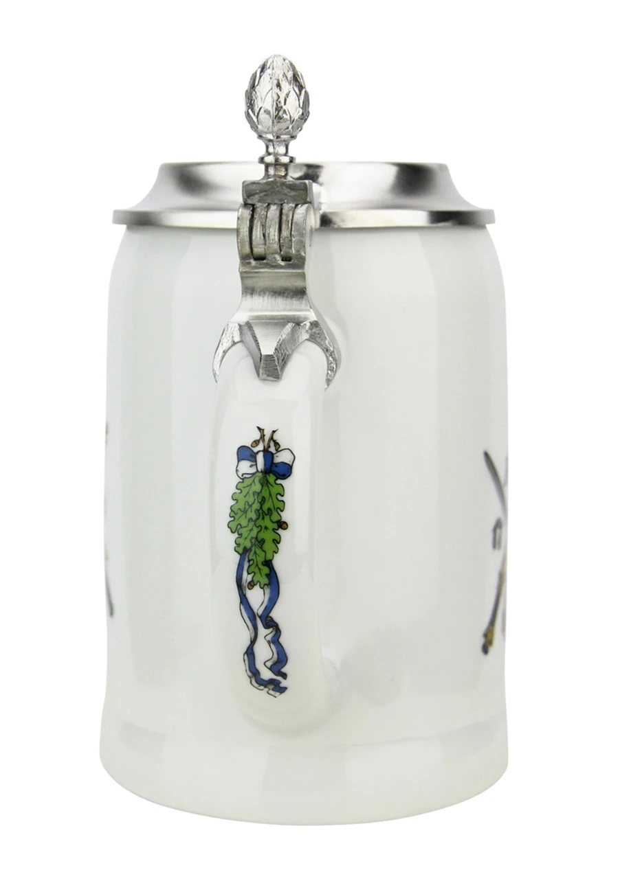 Bavaria Crest Porcelain Beer Stein Zimmermann Bavaria Crest Porcelain Beer Stein -German Wine Glass Shop Bavaria Crest Porcelain Beer Stein Z9982 Back SM 32387.1605826866
