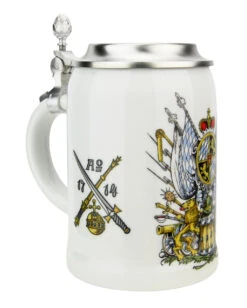 Zimmermann Bavaria Crest Porcelain Beer Stein 5 Zimmermann Bavaria Crest Porcelain Beer Stein -German Wine Glass Shop Bavaria Crest Porcelain Beer Stein Z9982 LA SM 36419.1605827565