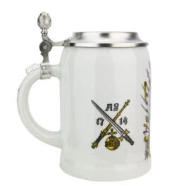 Zimmermann Bavaria Crest Porcelain Beer Stein 2 Zimmermann Bavaria Crest Porcelain Beer Stein -German Wine Glass Shop Bavaria Crest Porcelain Beer Stein Z9982 LS SM 43121.1605826918