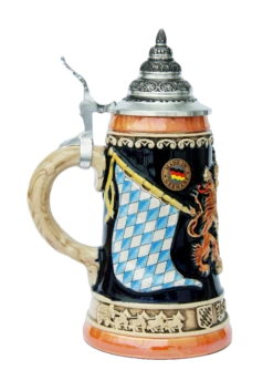 Bavaria Lion Crest Beer Stein 2 Bavaria Lion Crest Beer Stein -German Wine Glass Shop Bavaria Lion Crest Beer Stein K200WB LS SM 19659.1395851639