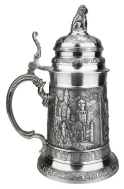Bavaria Pewter Beer Stein -German Wine Glass Shop Bavaria Pewter Beer Stein AS60192 LS SM 92103.1511053589