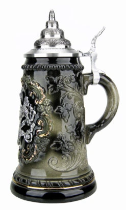 Bavaria Pewter Lion Crest Beer Stein -German Wine Glass Shop Bavaria Pewter Lion Crest Beer Stein K455SZB RS SM 49934.1490903076
