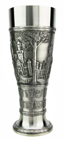 Bavaria Pewter Wheat Beer Tulip -German Wine Glass Shop Bavaria Pewter Wheat Beer Tulip AS60205 Side 3 SM 83830.1605828233