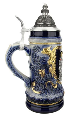 Bavaria Royal Lion Crest Beer Stein -German Wine Glass Shop Bavaria Royal Lion Crest Beer Stein ZB14232169 LS SM 98539.1618258243