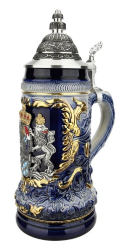 Bavaria Royal Lion Crest Beer Stein -German Wine Glass Shop Bavaria Royal Lion Crest Beer Stein ZB14232169 RA SM 94766.1618258207