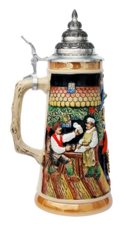 Bavarian Beer Garden Beer Stein -German Wine Glass Shop Bavarian Beer Garden Beer Stein K714Z LS SM 83787.1401226571