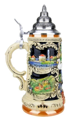 Bavarian Castles Beer Stein -German Wine Glass Shop Bavarian Castles Beer Stein K309S LS SM 94778.1507149574
