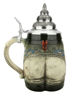 Bavarian Lederhosen 3D Beer Stein -German Wine Glass Shop Bavarian Lederhosen 3D Beer Stein K280 Back SM 70257.1618434555