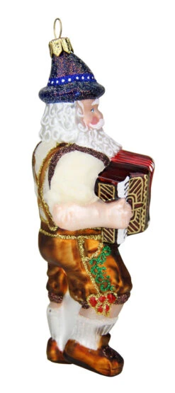 Bavarian Oktoberfest Oompah Band Santa Christmas Ornament -German Wine Glass Shop Bavarian Oktoberfest Oompah Band Santa Christmas Ornament PP0870 Side SM 68142.1541707183