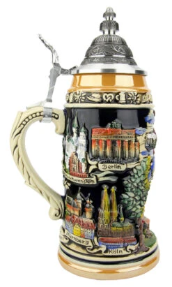 Beer Garden Panorama Grotto Stein | 1 Liter -German Wine Glass Shop Beergarden Panorama Grotto Beer Stein ZB1993996 LS SM 10979.1574958455