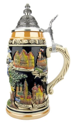 Beer Garden Panorama Grotto Stein | 1 Liter -German Wine Glass Shop Beergarden Panorama Grotto Beer Stein ZB1993996 RS SM 83977.1574958463