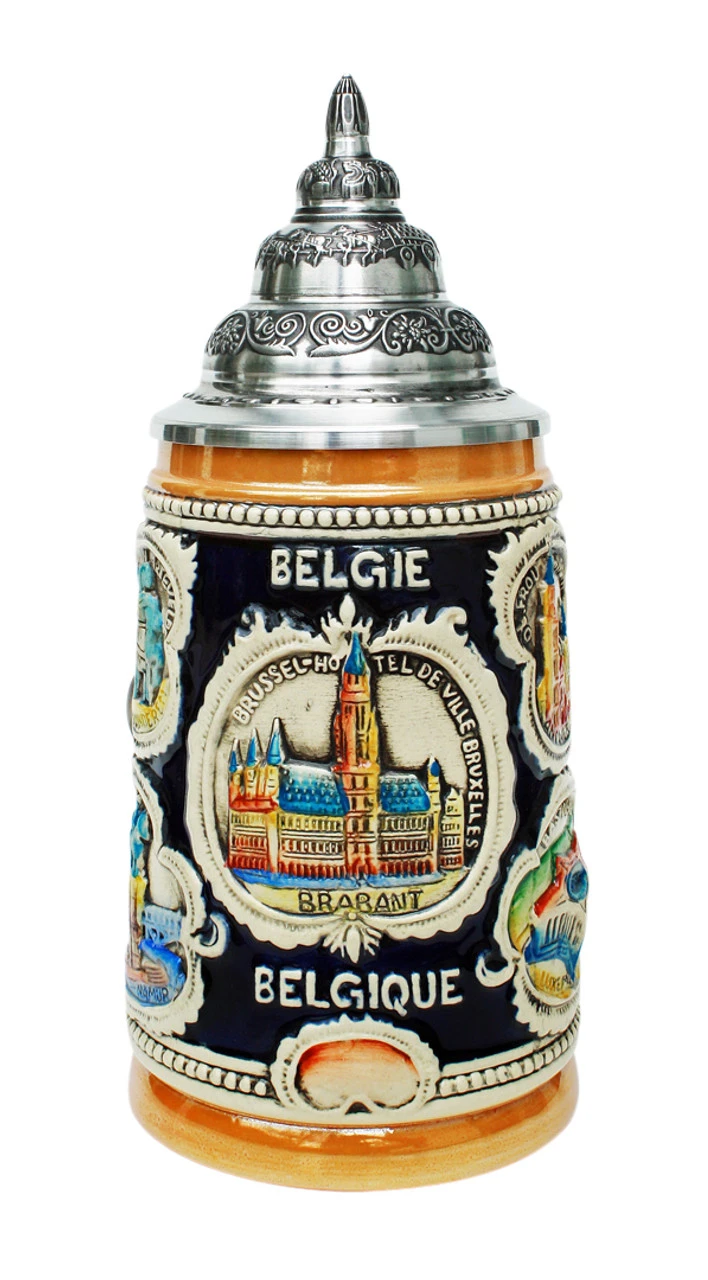 Belgium Beer Stein Belgium Beer Stein -German Wine Glass Shop Belgium Beer Stein K307BE FNT SM 32957.1443205584