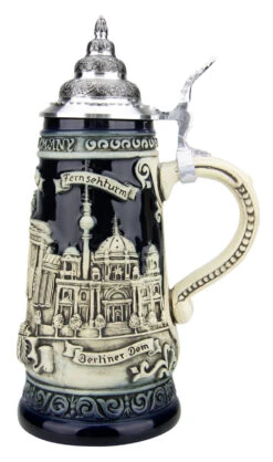 Berlin Beer Stein Cobalt -German Wine Glass Shop Berlin Beer Stein Cobalt K303BBLE RS SM 75057.1556046736