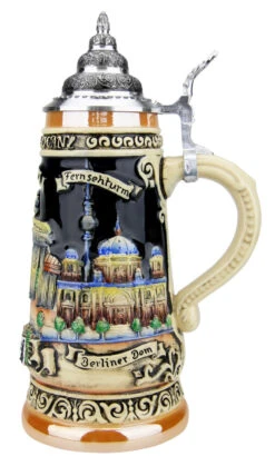 Berlin And Brandenburg Gate Beer Stein -German Wine Glass Shop Berlin Beer Stein K303B RS SM 19951.1556046427