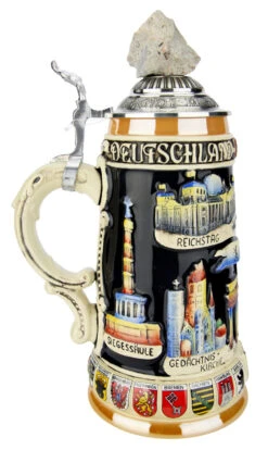 Berlin Wall Beer Stein -German Wine Glass Shop Berlin Wall Beer Stein K309BW LS SM 04752.1594189086