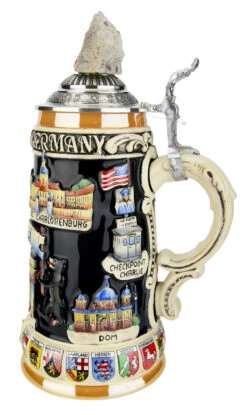 Berlin Wall Beer Stein -German Wine Glass Shop Berlin Wall Beer Stein K309BW RS SM 28426.1594189086