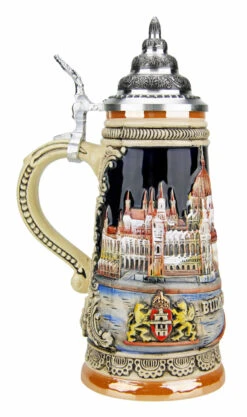 Budapest Beer Stein -German Wine Glass Shop Budapest Beer Stein K305BV LS SM 45665.1491349671