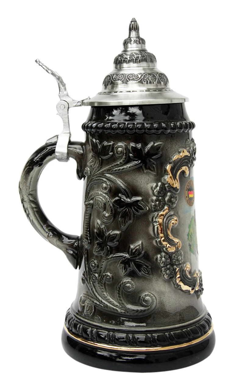 Habsburg Castle Souvenir Beer Stein Habsburg Castle Souvenir Beer Stein -German Wine Glass Shop Castle Habsburg Souvenir Beer Stein K455SH LS SM 28451.1416684326