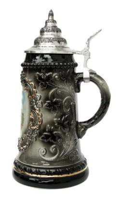 Habsburg Castle Souvenir Beer Stein 2 Habsburg Castle Souvenir Beer Stein -German Wine Glass Shop Castle Habsburg Souvenir Beer Stein K455SH RS SM 22139.1416684326