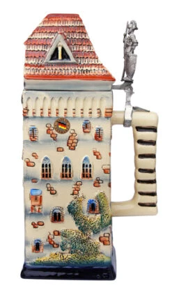 Knights Castle Tower 3D 1.5 Liter Beer Stein -German Wine Glass Shop Castle Tower 3D 1.5 Liter Beer Stein K151 RS SM 30944.1395935779