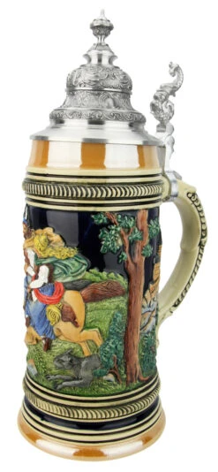 Cherusker Duemler Beer Stein 4 Cherusker Duemler Beer Stein -German Wine Glass Shop Cherusker Duemler Beer Stein KT1328BF RA LG 85616.1612476985