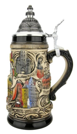 Cologne Koln Beer Stein Rustic -German Wine Glass Shop Cologne Koln Beer Stein Rustic ZB1745906 RS SM 51942.1649972344