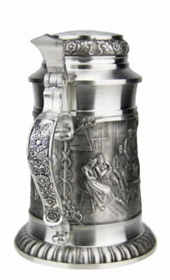 Defregger Pewter Beer Stein | 0.5 Liter -German Wine Glass Shop Defregger Pewter Beer Stein 0.5 Liter DN8825Z Back SM 89508.1511047682