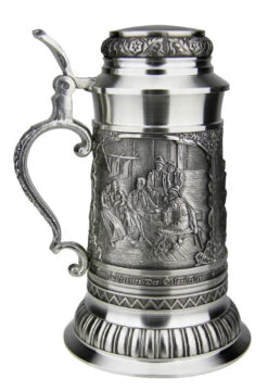 Defregger Pewter Beer Stein | 1 Liter -German Wine Glass Shop Defregger Pewter Beer Stein 1 Liter DN8824Z LS SM 97925.1511061308