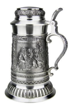 Defregger Pewter Beer Stein | 1 Liter -German Wine Glass Shop Defregger Pewter Beer Stein 1 Liter DN8824Z RS SM 08507.1511061308
