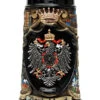 Deutschland Pewter Eagle Cities Beer Stein