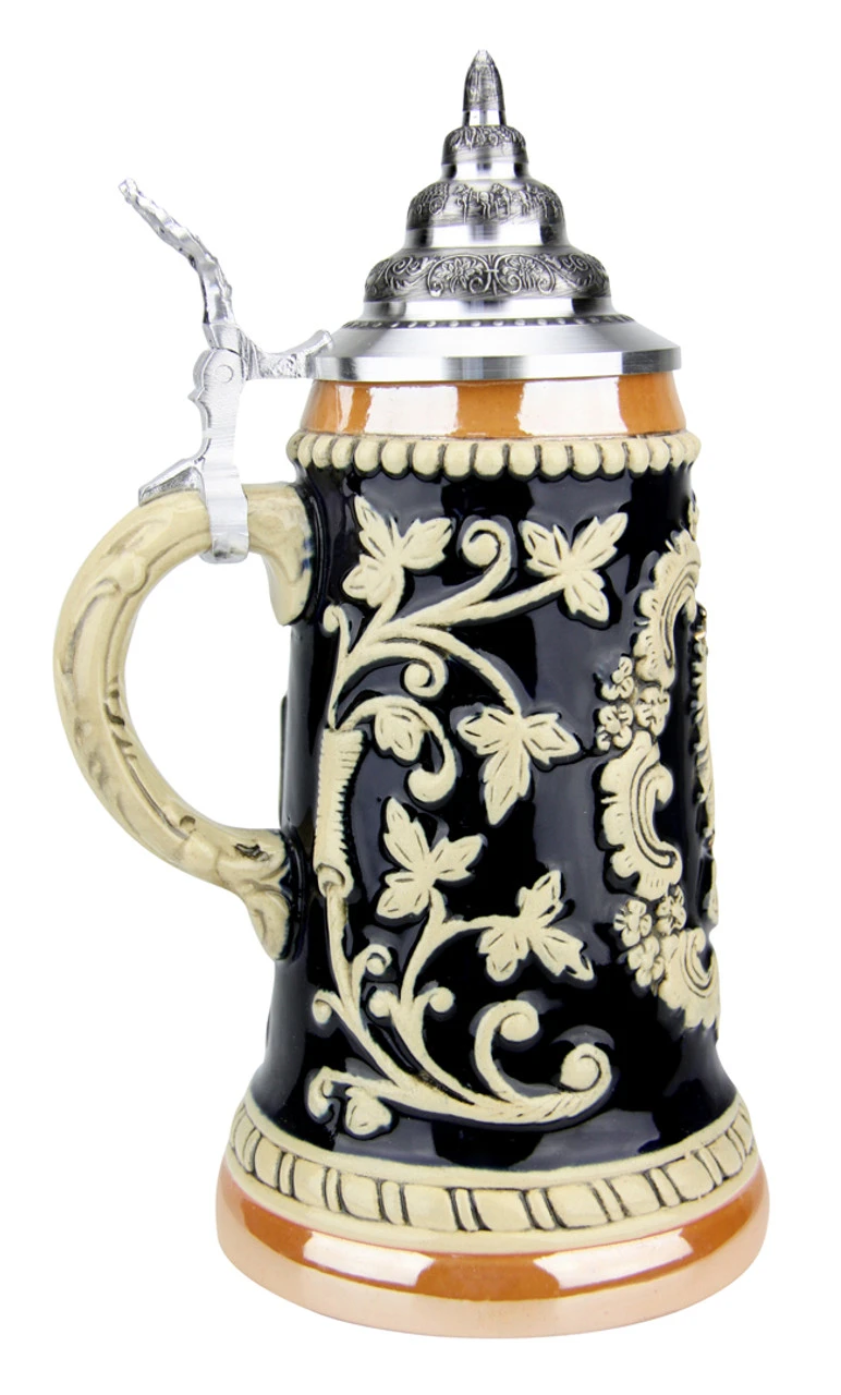 Deutschland Eagle Cobalt Gold Multi Color Beer Stein -German Wine Glass Shop Deutschland Eagle Cobalt Gold Multi Color Beer Stein K455DMC LS SM 82859.1489695848