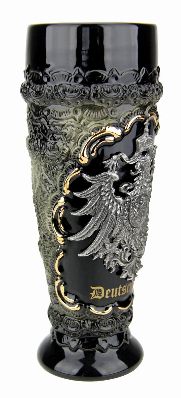 Deutschland Eagle Crest Relief Stoneware Wheat Beer Cup -German Wine Glass Shop Deutschland Eagle Crest Relief Stoneware Wheat Beer Cup K155SZA A SM 27859.1550676961