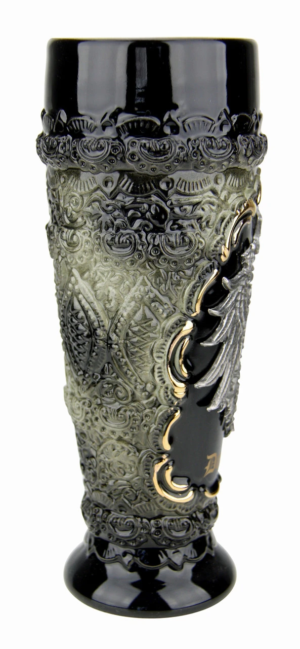 Deutschland Eagle Crest Relief Stoneware Wheat Beer Cup -German Wine Glass Shop Deutschland Eagle Crest Relief Stoneware Wheat Beer Cup K155SZA LS SM 52530.1550677016