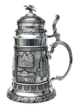 Deutschland German Landmarks Pewter Beer Stein 2 Deutschland German Landmarks Pewter Beer Stein -German Wine Glass Shop Deutschland German Landmarks Pewter Beer Stein AS10350 RS SM 57832.1398608985