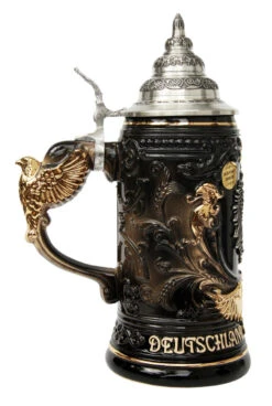 Deutschland Germany Eagle Handle Beer Stein -German Wine Glass Shop Deutschland Germany Eagle Handle Beer Stein K430SZ LS SM 16536.1416844960